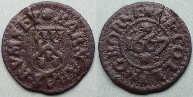 Collingbourne Ducis, Banabas Rumsey 1667 farthing